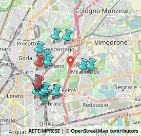 Mappa A51, 20134 Milano MI, Italia (1.88588)