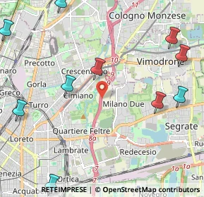 Mappa A51, 20134 Milano MI, Italia (3.08455)