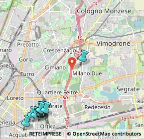 Mappa A51, 20134 Milano MI, Italia (3.11182)