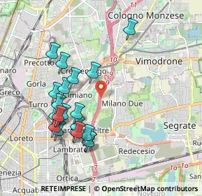 Mappa A51, 20134 Milano MI, Italia (1.9245)