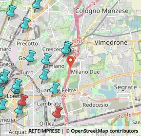 Mappa A51, 20134 Milano MI, Italia (3.1705)