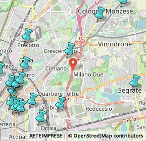 Mappa A51, 20134 Milano MI, Italia (3.3225)