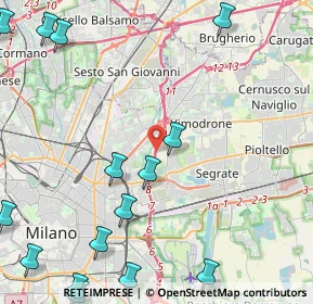 Mappa A51, 20134 Milano MI, Italia (6.43533)