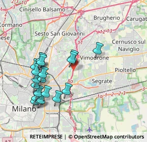Mappa A51, 20134 Milano MI, Italia (3.9825)