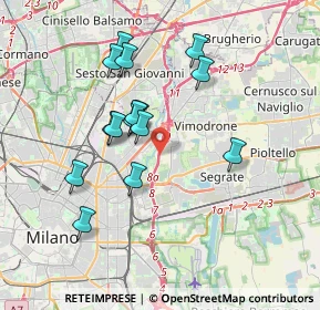 Mappa A51, 20134 Milano MI, Italia (3.28467)