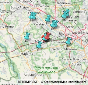 Mappa Via per Cascina Scaravella, 20018 Sedriano MI, Italia (5.85308)