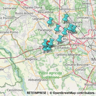 Mappa Via per Cascina Scaravella, 20018 Sedriano MI, Italia (5.37545)