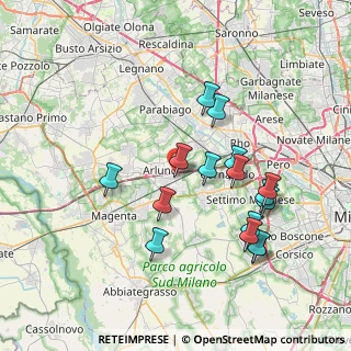 Mappa Via per Cascina Scaravella, 20018 Sedriano MI, Italia (7.37563)