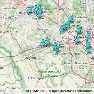 Mappa Via per Cascina Scaravella, 20018 Sedriano MI, Italia (9.806)