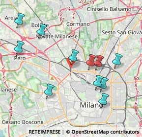 Mappa Studi televisivi di TeleLombardia, 20158 Milano MI, Italia (4.13182)