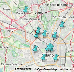 Mappa Studi televisivi di TeleLombardia, 20158 Milano MI, Italia (3.70917)