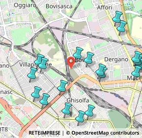 Mappa Studi televisivi di TeleLombardia, 20158 Milano MI, Italia (1.2585)