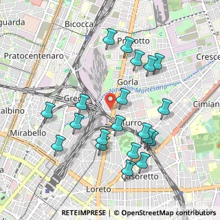 Mappa Via Privata Grado, 20125 Milano MI, Italia (0.988)