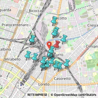 Mappa Via Privata Chioggia, 20125 Milano MI, Italia (0.777)