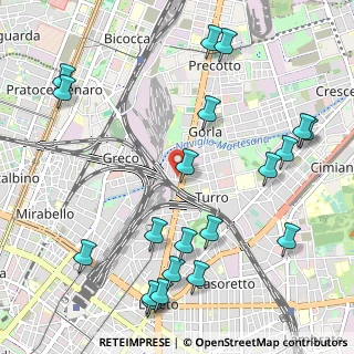 Mappa Via Grado, 20125 Milano MI, Italia (1.3305)