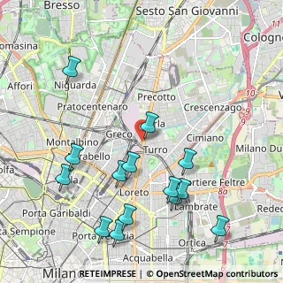 Mappa Via Grado, 20125 Milano MI, Italia (2.33214)