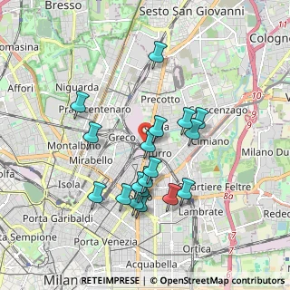 Mappa Via Grado, 20125 Milano MI, Italia (1.66778)