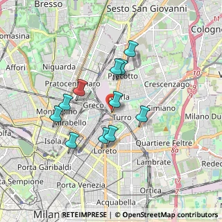 Mappa Via Privata Chioggia, 20125 Milano MI, Italia (1.50636)