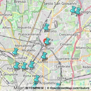 Mappa Via Privata Grado, 20125 Milano MI, Italia (3.03214)