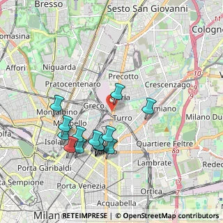 Mappa Via Privata Chioggia, 20125 Milano MI, Italia (1.82929)