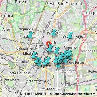 Mappa Via Grado, 20125 Milano MI, Italia (1.6045)