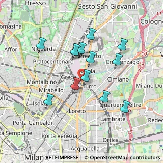 Mappa Via Privata Grado, 20125 Milano MI, Italia (1.65231)