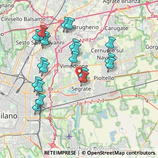 Mappa Viale San Carlo, 20054 Segrate MI, Italia (4.0825)