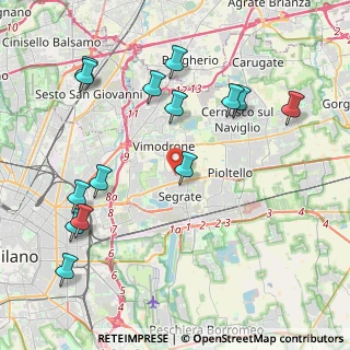 Mappa Viale San Carlo, 20054 Segrate MI, Italia (4.74929)