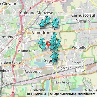 Mappa Viale San Carlo, 20054 Segrate MI, Italia (1.14895)