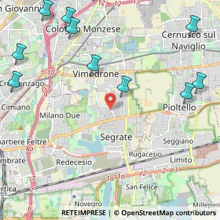 Mappa Viale San Carlo, 20054 Segrate MI, Italia (3.26636)
