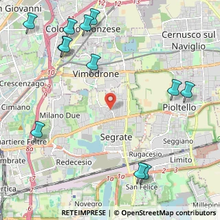 Mappa Viale San Carlo, 20054 Segrate MI, Italia (2.97083)