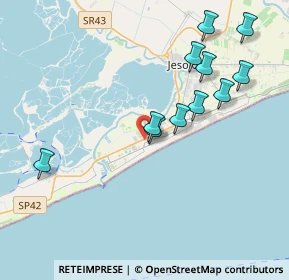 Mappa Viale Arno, 30016 Lido di Jesolo VE, Italia (3.89364)