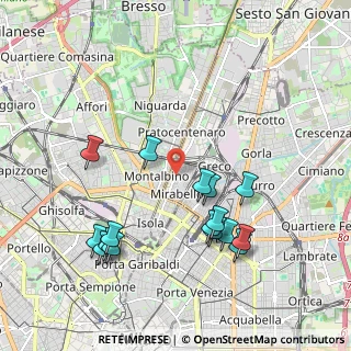Mappa Via Arbe, 20125 Milano MI, Italia (2.09188)