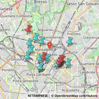 Mappa Via Arbe, 20125 Milano MI, Italia (1.7395)