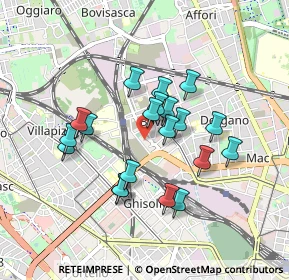 Mappa Via Privata Colico, 20158 Milano MI, Italia (0.7435)