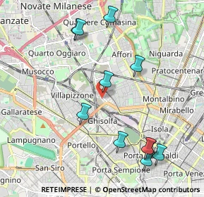 Mappa Via Privata Colico, 20158 Milano MI, Italia (2.26091)