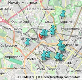 Mappa Via Privata Colico, 20158 Milano MI, Italia (1.78733)