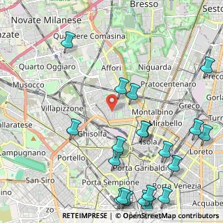 Mappa Via Carlo Cafiero, 20158 Milano MI, Italia (2.917)