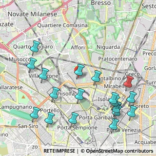 Mappa Via Carlo Cafiero, 20158 Milano MI, Italia (2.53722)