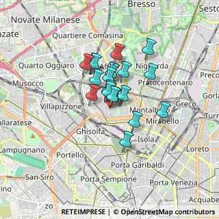 Mappa Via Carlo Cafiero, 20158 Milano MI, Italia (1.1345)