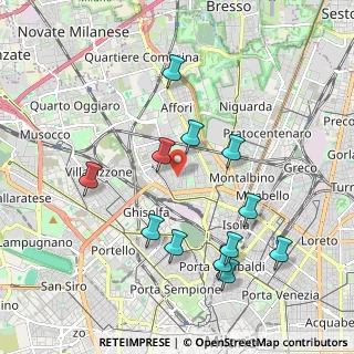 Mappa Via Carlo Cafiero, 20158 Milano MI, Italia (2.02333)