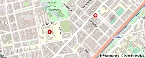 Mappa Milão