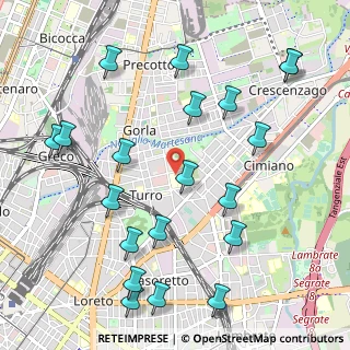 Mappa Ospedale San Raffaele, 20127 Milano MI, Italia (1.237)