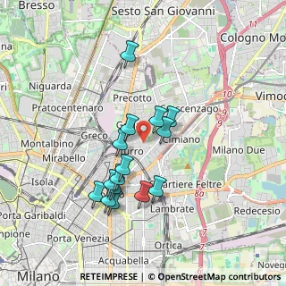 Mappa Ospedale San Raffaele, 20127 Milano MI, Italia (1.576)