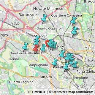 Mappa MILAN, 20156 Milano MI, Italia (1.847)