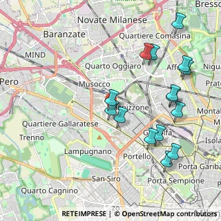 Mappa MILAN, 20156 Milano MI, Italia (2.22667)