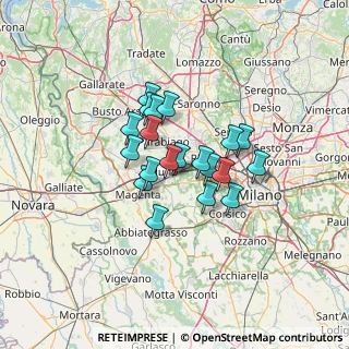 Mappa Via per Cascina Alemagna, 20018 Sedriano MI, Italia (9.2635)