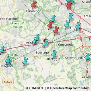 Mappa Via per Cascina Alemagna, 20018 Sedriano MI, Italia (5.7795)