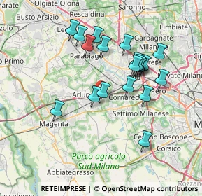 Mappa Via per Cascina Alemagna, 20018 Sedriano MI, Italia (6.6925)