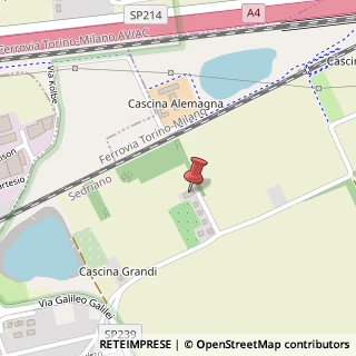 Mappa Via per Cascina Alemagna, 19, 20018 Sedriano, Milano (Lombardia)